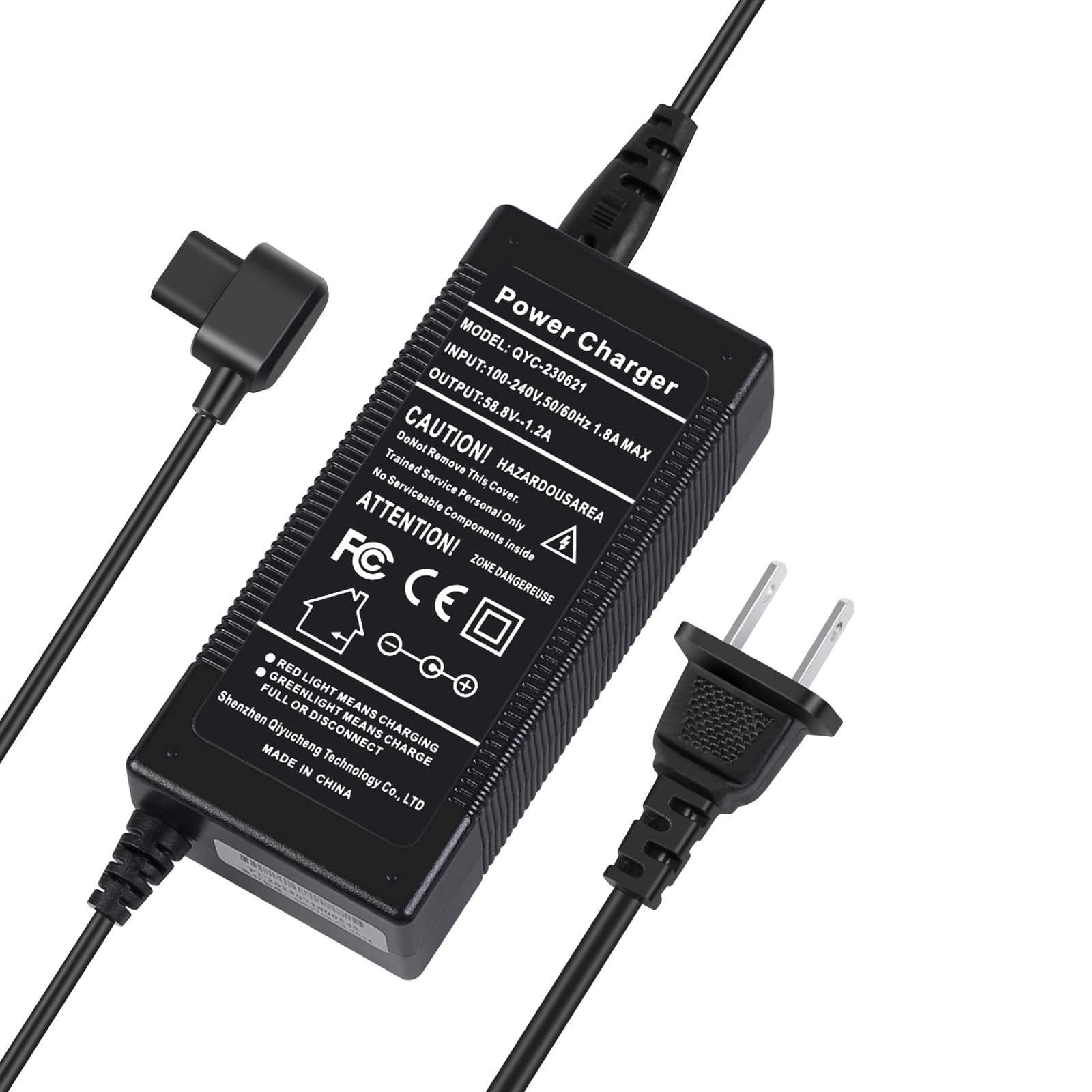 えい坊 Amazon.com: 58.8V 1.2A 70W Charger Replacement for Ninebot S-Plus